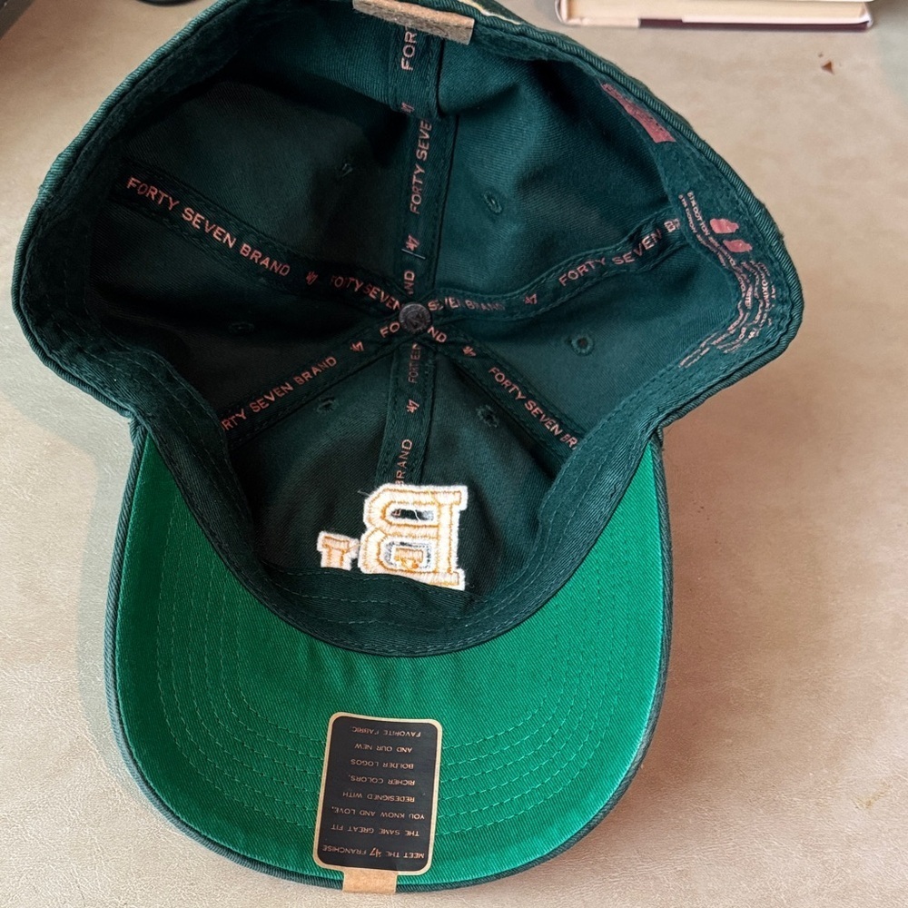47 Brand Green Cap with Yellow Baylor University Logo - Picture 4 of 4